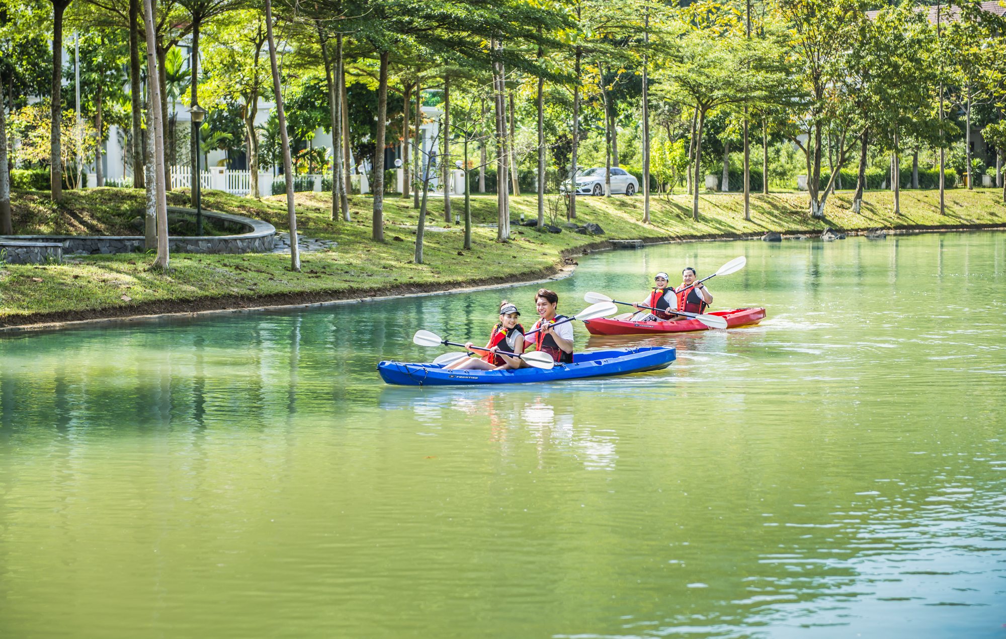 Chèo kayak
